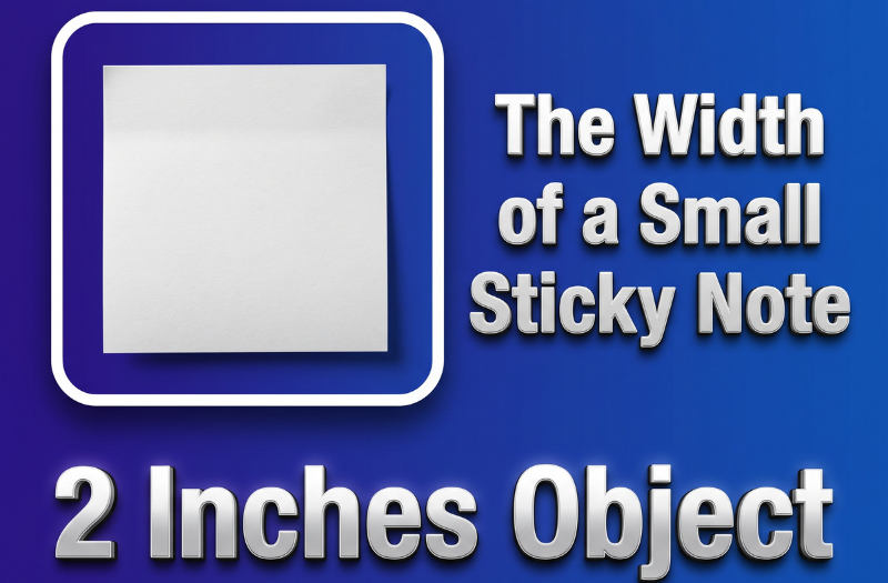how long is 2 inches