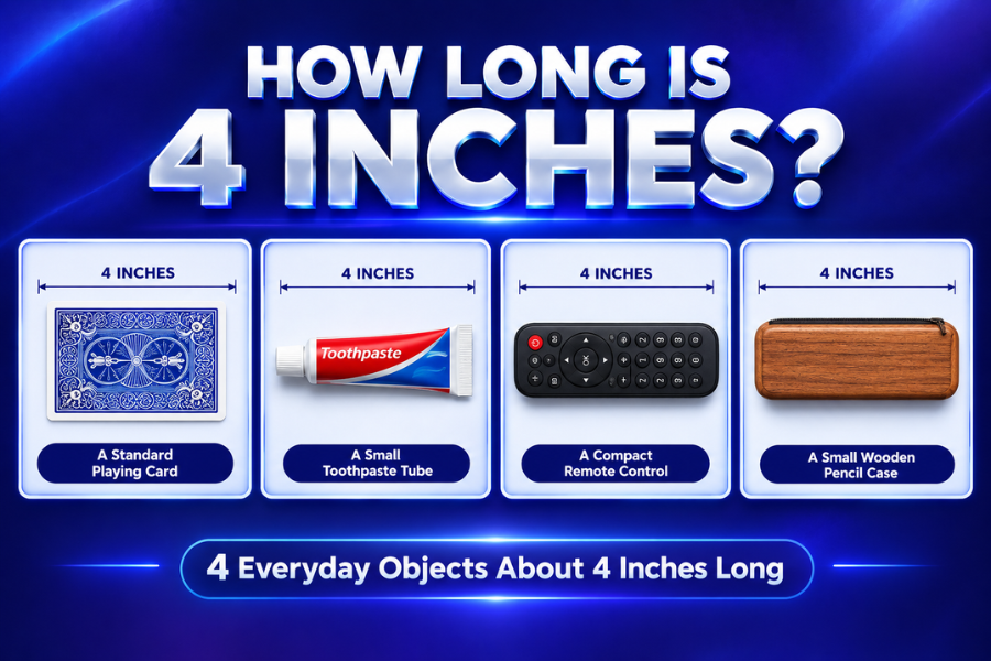 how long is 4 inches